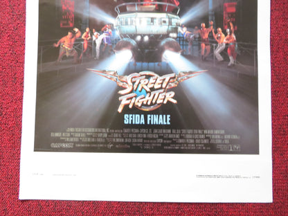 STREET FIGHTER ITALIAN LOCANDINA POSTER JEAN-CLAUDE VAN DAMME RAUL JULIA 1994