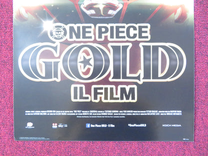 ONE PIECE FILM: GOLD ITALIAN LOCANDINA POSTER MAYUMI TANAKA NAKAI 2016