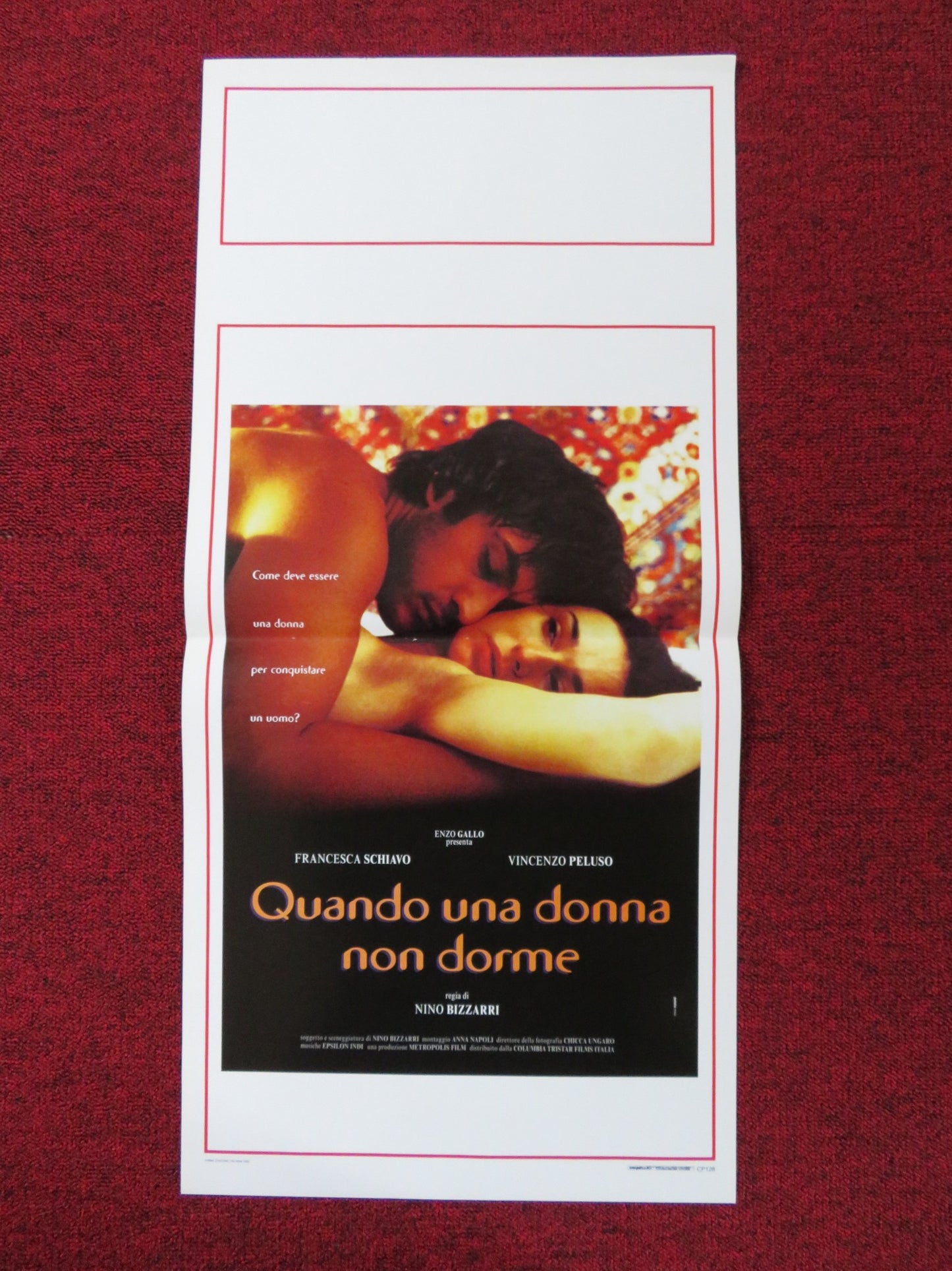 WHEN A MAN LOVE A WOMAN ITALIAN LOCANDINA POSTER FRANCESCA SCHIAVO 2000