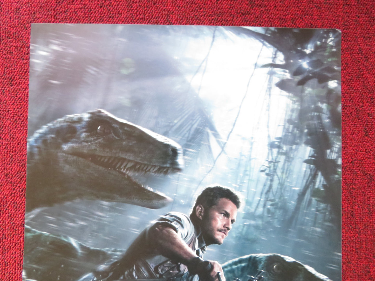 JURASSIC WORLD ITALIAN LOCANDINA POSTER CHRIS PRATT BRYCE DALLAS HOWARD 2015