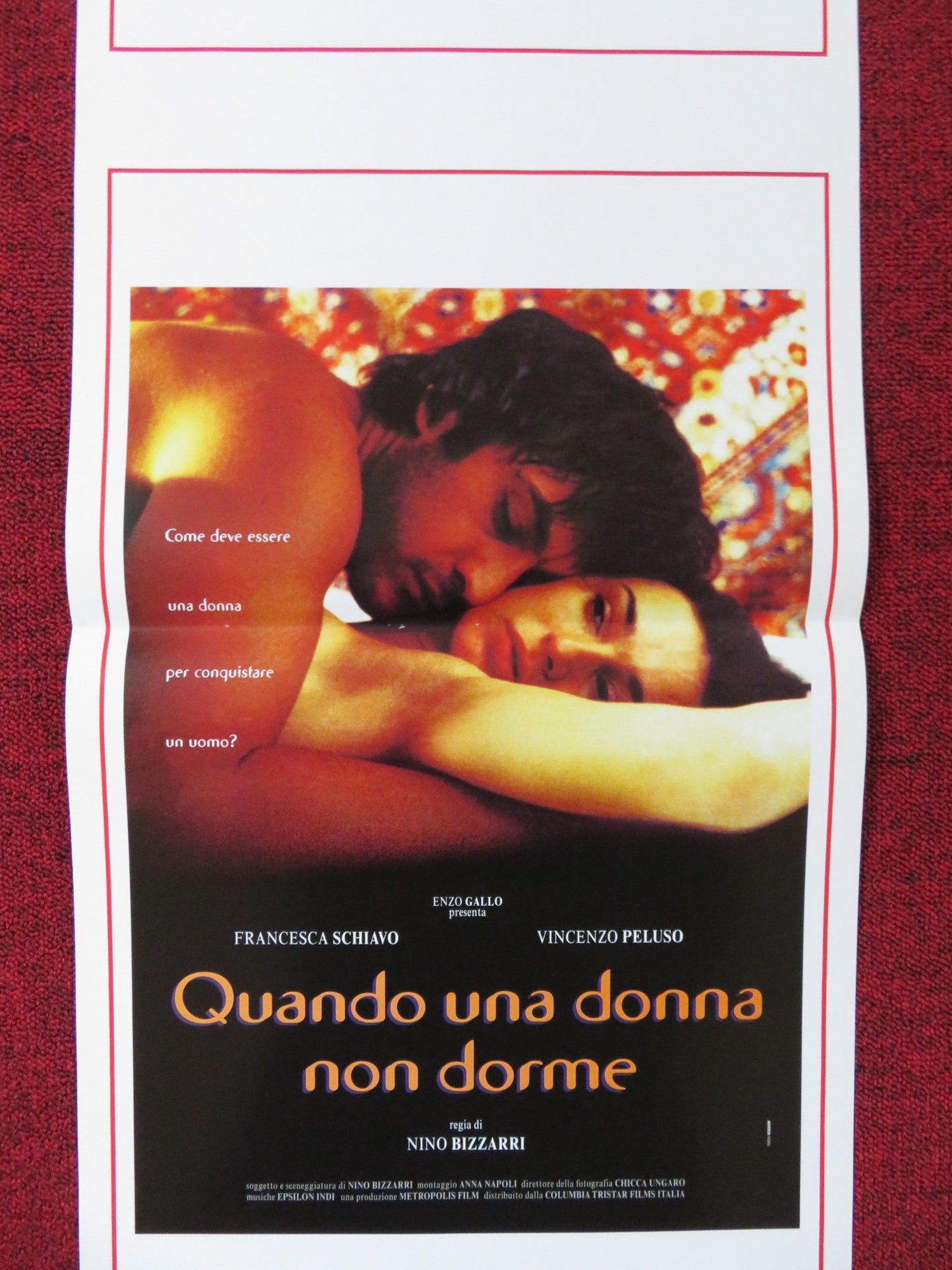 WHEN A MAN LOVE A WOMAN ITALIAN LOCANDINA POSTER FRANCESCA SCHIAVO 2000