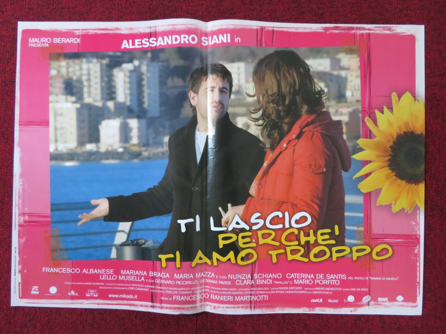 TI LASCIO PERCHE' TI AMO TROPPO - B ITALIAN FOTOBUSTA POSTER F. ALBANESE 2006