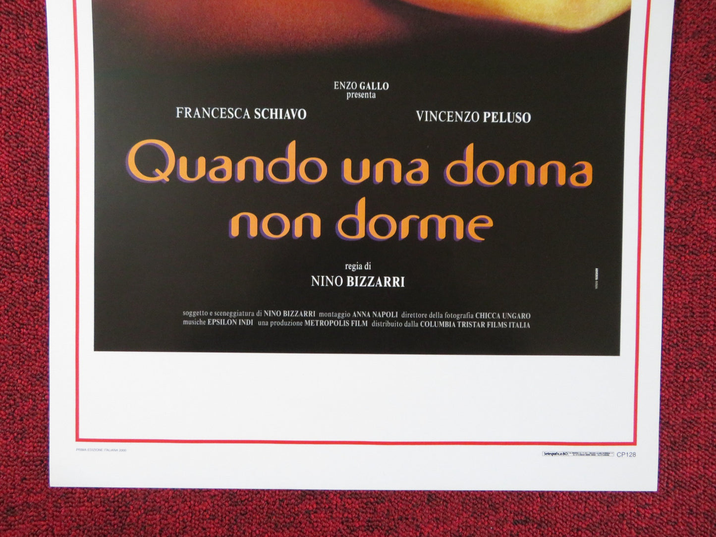 WHEN A MAN LOVE A WOMAN ITALIAN LOCANDINA POSTER FRANCESCA SCHIAVO 2000