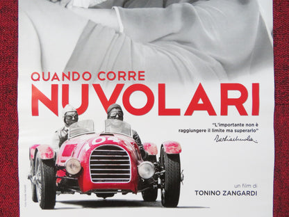 WHEN NUVOLARI RUNS: THE FLYING MANTUAN ITALIAN LOCANDINA POSTER B. SELBY 2018