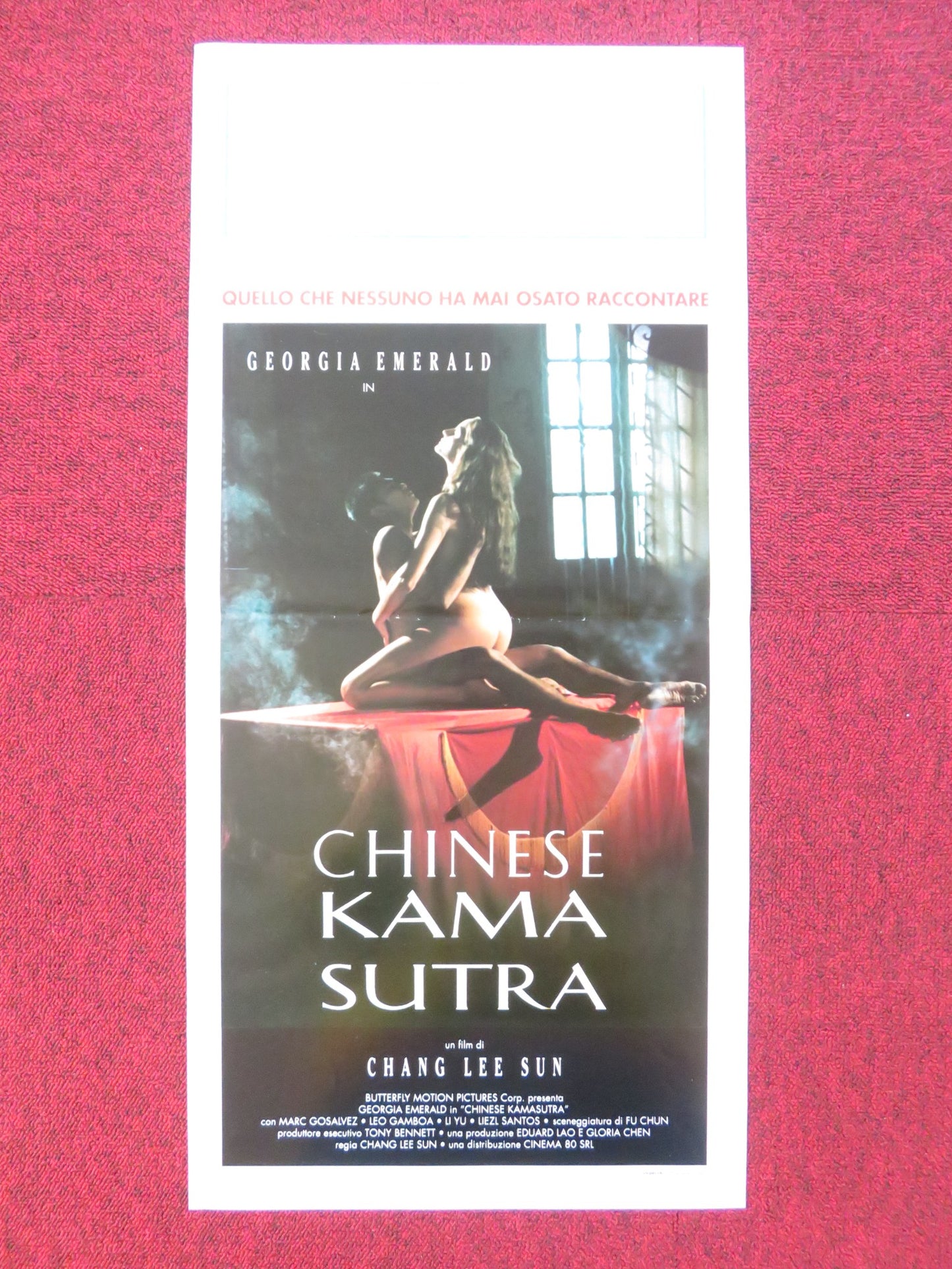 CHINESE KAMASUTRA ITALIAN LOCANDINA POSTER JOE D'AMATO GIORGIA EMERALD 1994