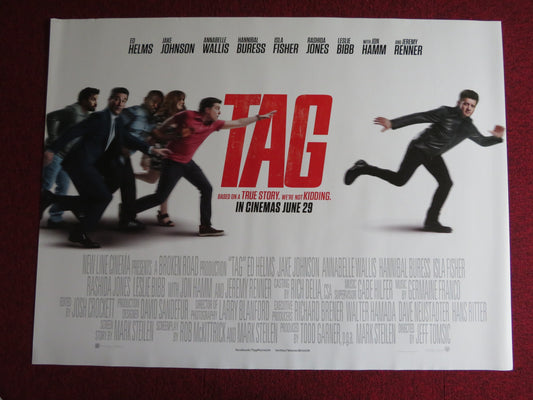 TAG UK QUAD (30"x 40") ROLLED POSTER ED HELMS JAKE JOHNSON 2018