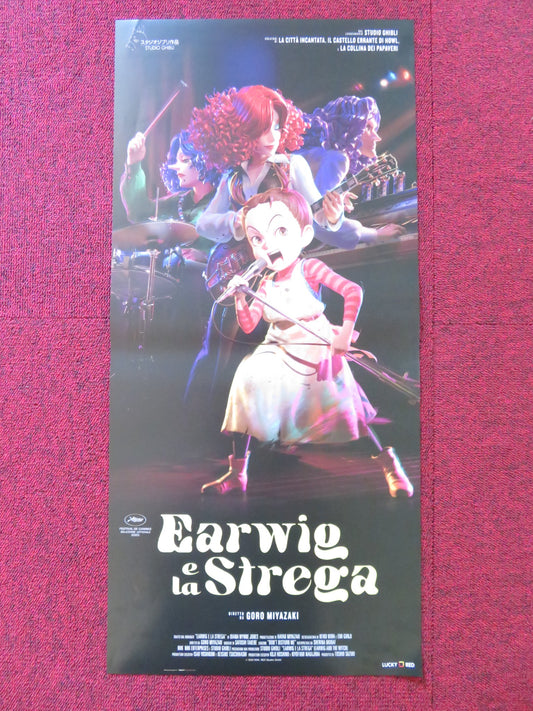 EARWIG AND THE WITCH ITALIAN LOCANDINA POSTER TAYLOR HENDERSON JAZMIN ABUIN 2020