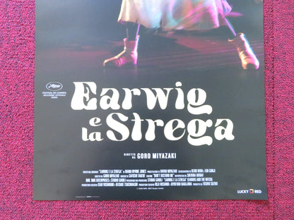 EARWIG AND THE WITCH ITALIAN LOCANDINA POSTER TAYLOR HENDERSON JAZMIN ABUIN 2020