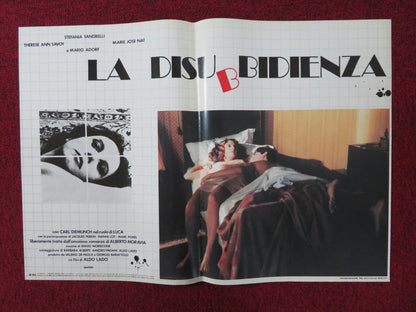 LA DISUBBIDIENZA - B ITALIAN FOTOBUSTA POSTER STEFANIA SANDRELLI M. ADORF 1981