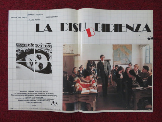 LA DISUBBIDIENZA - C ITALIAN FOTOBUSTA POSTER STEFANIA SANDRELLI M. ADORF 1981