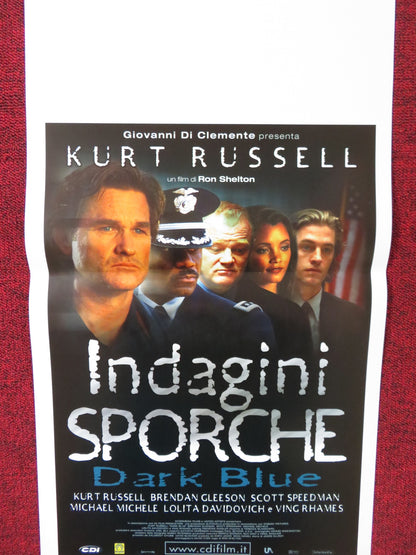 DARK BLUE ITALIAN LOCANDINA POSTER KURT RUSSELL BRENDAN GLEESON 2002