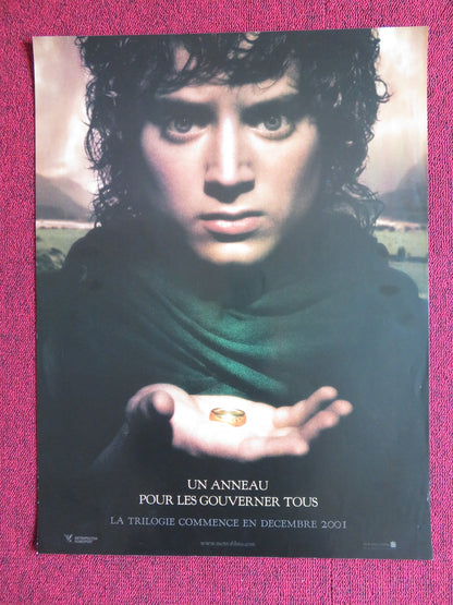 LORD OF THE RINGS; THE FELLOWSHIP OF THE RING FRENCH (15.5" x 21") POSTER 2001