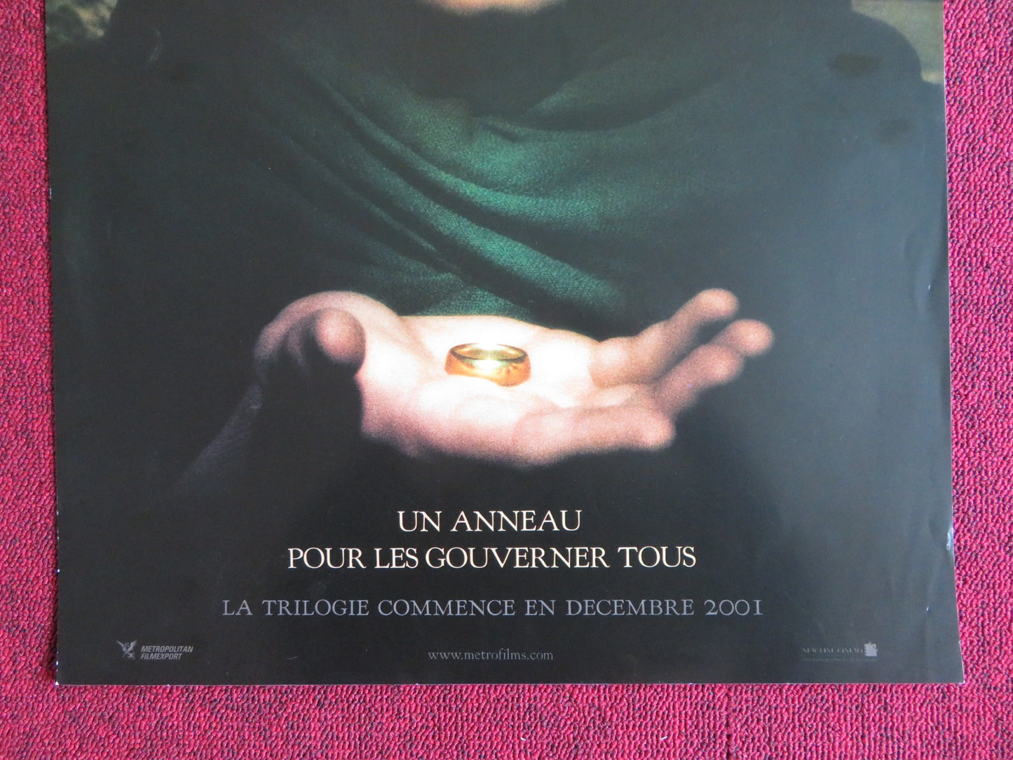 LORD OF THE RINGS; THE FELLOWSHIP OF THE RING FRENCH (15.5" x 21") POSTER 2001