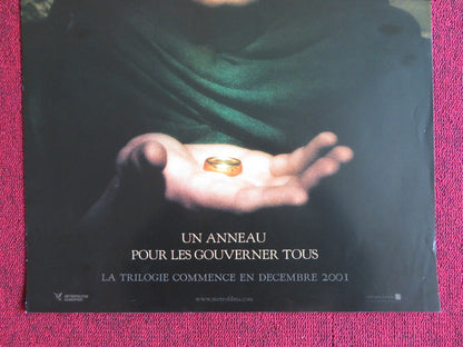 LORD OF THE RINGS; THE FELLOWSHIP OF THE RING FRENCH (15.5" x 21") POSTER 2001