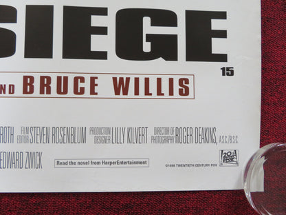 THE SIEGE UK QUAD (30"x 40") ROLLED POSTER DENZEL WASHINGTON BRUCE WILLIS 1998