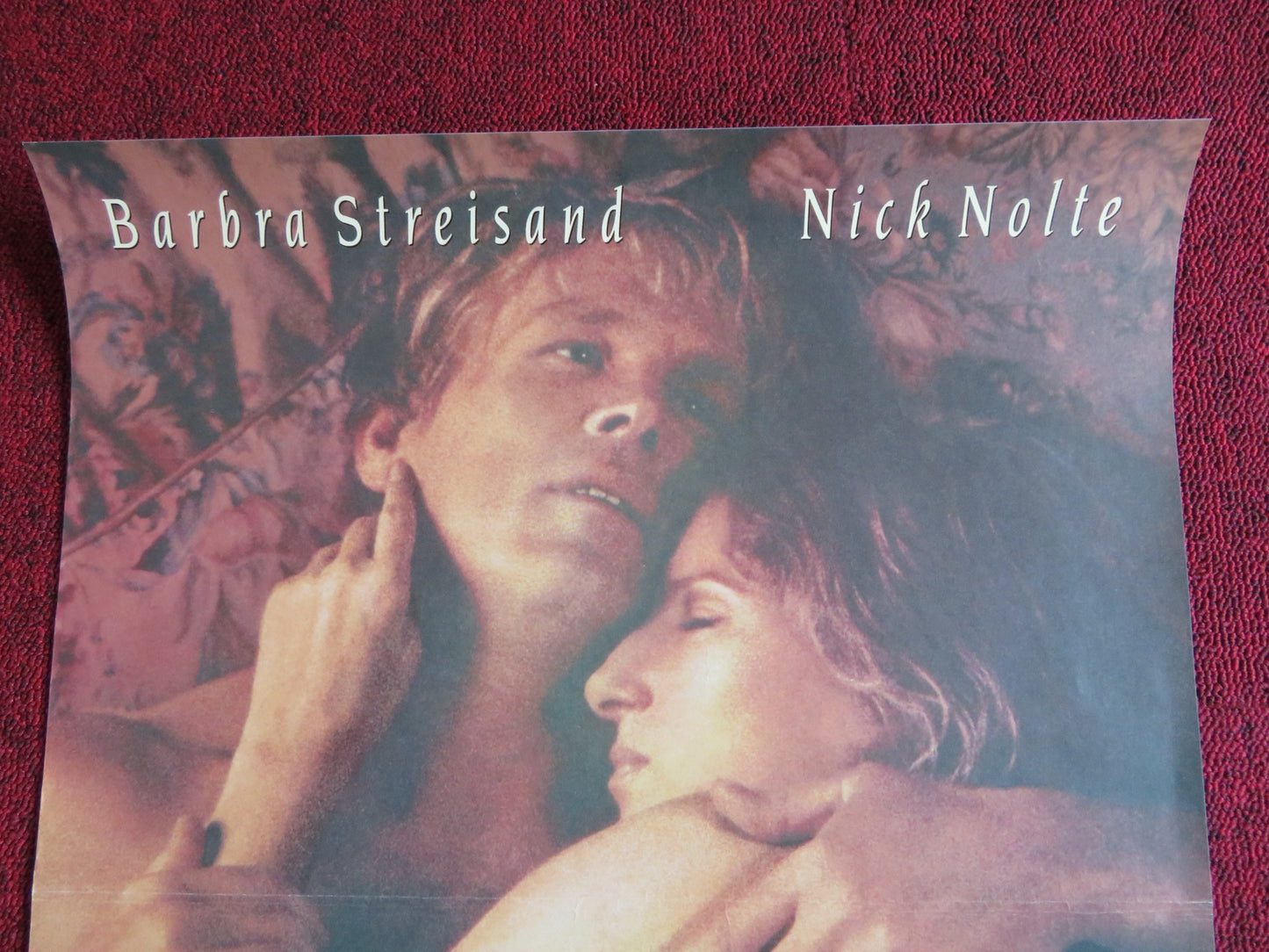 PRINCE OF TIDES FRENCH (15.5" x 21") POSTER BARBARA STREISAND NICK NOLTE 1991