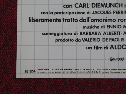 LA DISUBBIDIENZA - D ITALIAN FOTOBUSTA POSTER STEFANIA SANDRELLI M. ADORF 1981