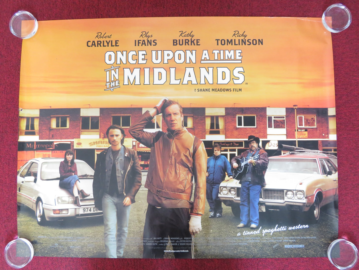 ONCE UPON A TIME IN THE MIDLANDS UK QUAD (30"x 40") ROLLED POSTER CARLYLE 2002