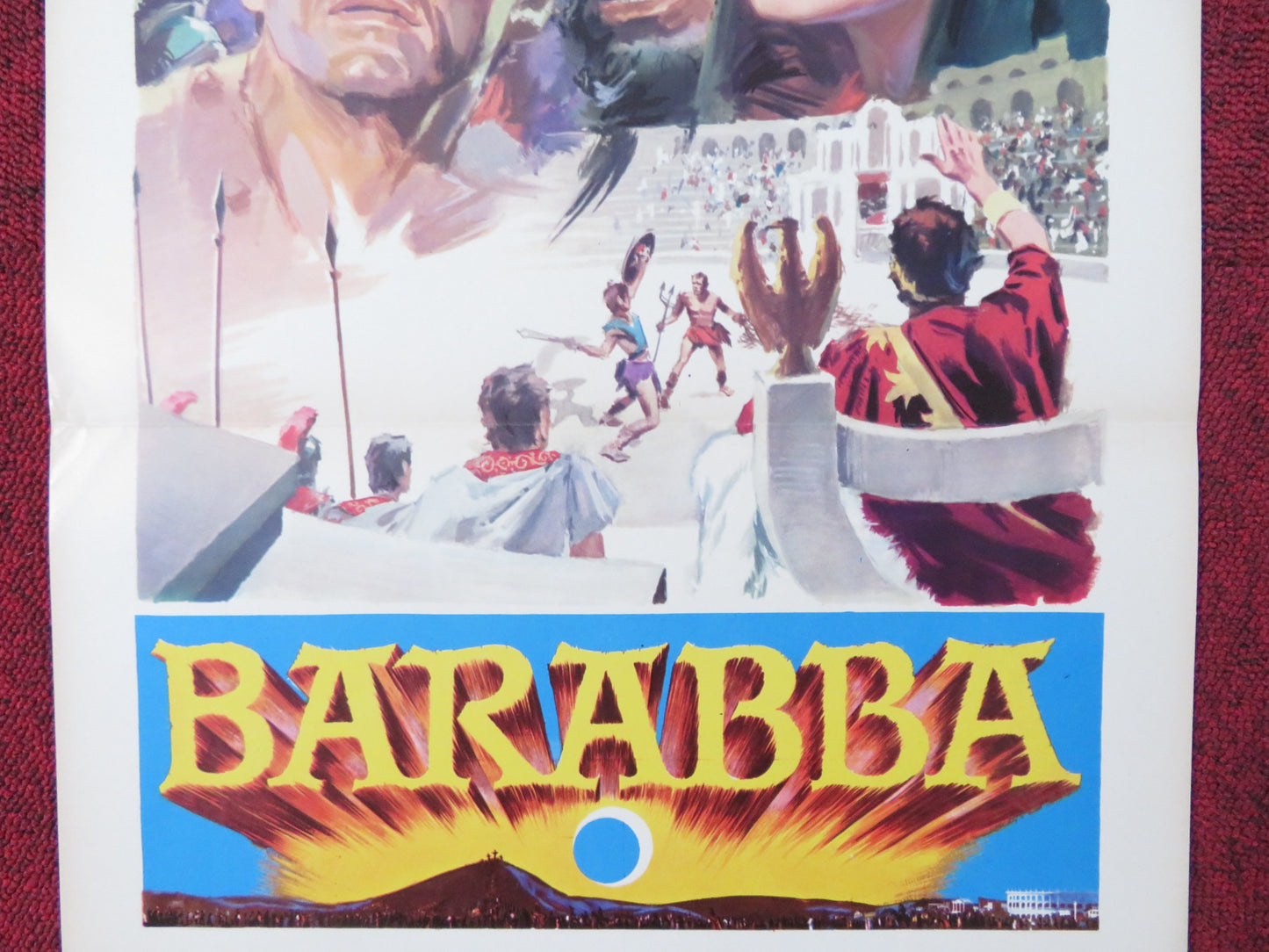 BARABBAS ITALIAN LOCANDINA POSTER ANTHONY QUINN SILVANA MANGANO 1963