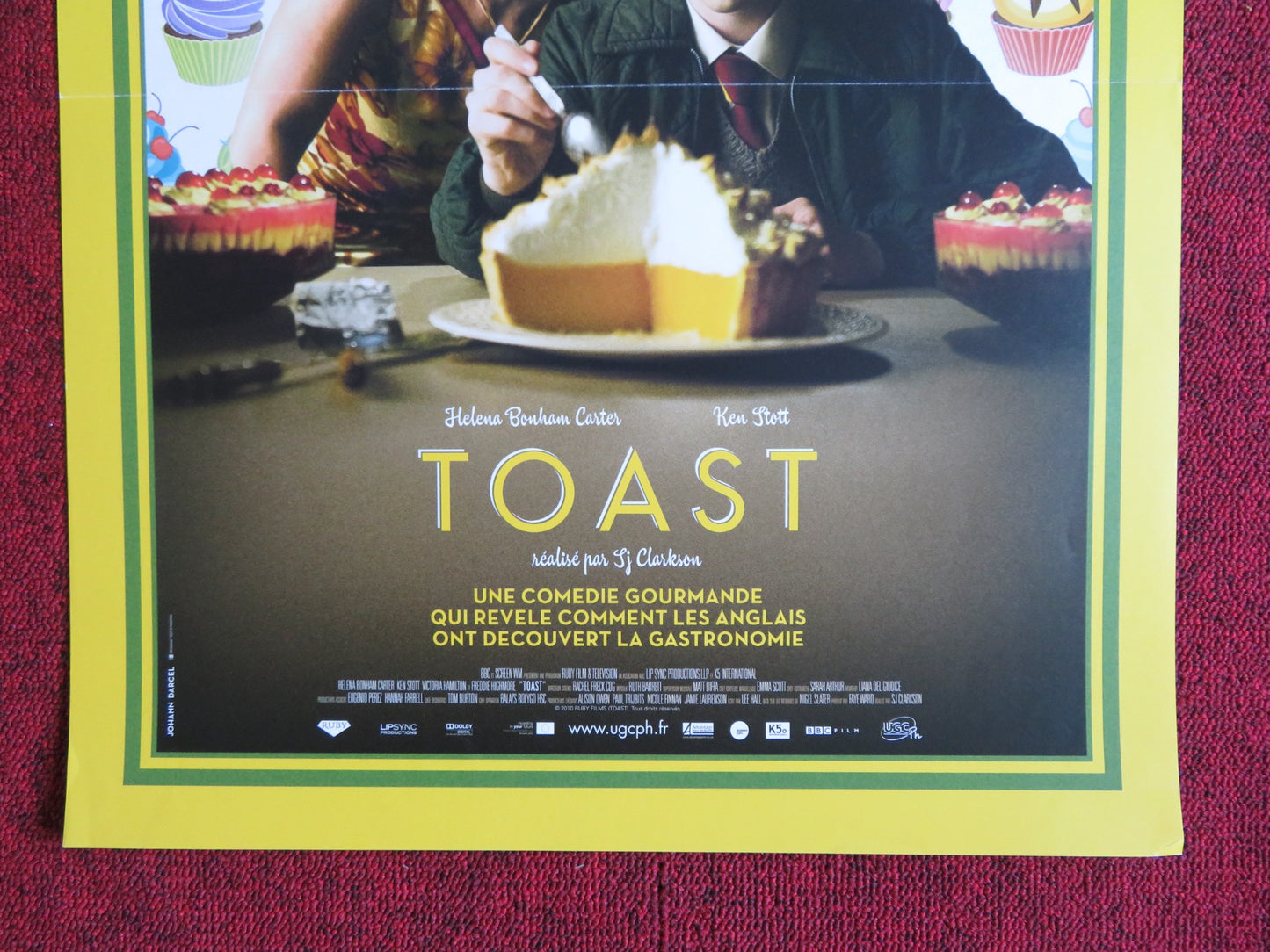 TOAST FRENCH (15.5" x 21") POSTER HELENA BONHAM CARTER KEN SCOTT 2010