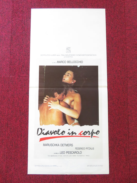 DEVIL IN THE FLESH ITALIAN LOCANDINA POSTER MARUSCHKA DETMERS 1986