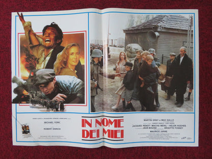 FOR THOSE I LOVED - A ITALIAN FOTOBUSTA POSTER MICHAEL YORK BRIGITTE FOSSEY 1983