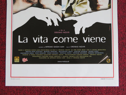 LA VITA COME VIENE ITALIAN LOCANDINA POSTER VALERIA BRUNI TEDESCHI 2003