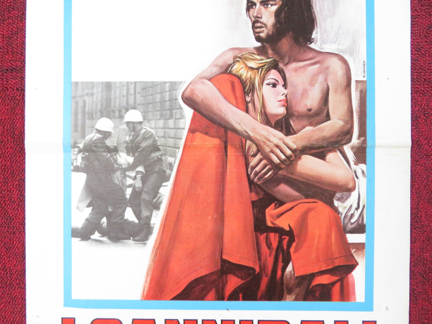 THE YEAR OF THE CANNIBALS ITALIAN LOCANDINA POSTER BRITT EKLAND P. CLEMENTI 1969