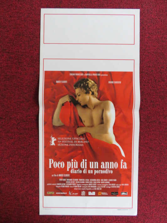 POCO PIU DI UN ANNO FA DIARIO DI UN PORNODIVO ITALIAN LOCANDINA POSTER 2003