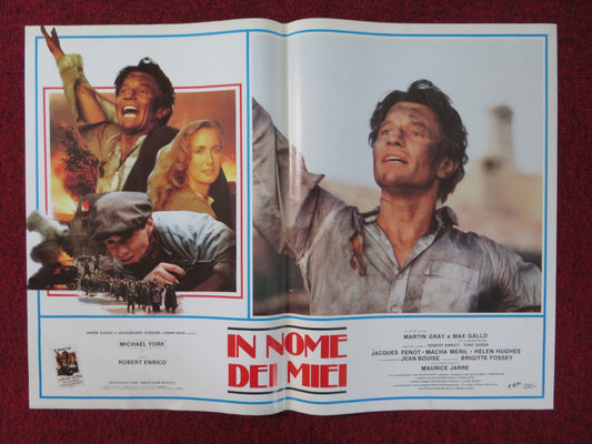 FOR THOSE I LOVED - D ITALIAN FOTOBUSTA POSTER MICHAEL YORK BRIGITTE FOSSEY 1983