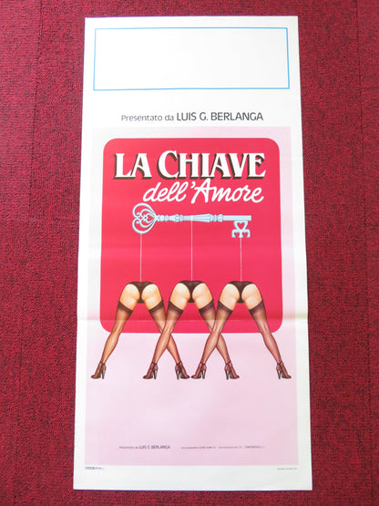 LA CHIAVE DELL'AMORE ITALIAN LOCANDINA POSTER JOAQUIN HINOJOSA 1980