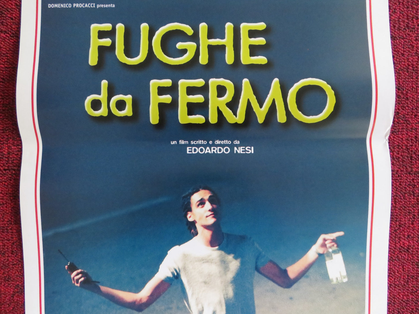 FUGHE DA FERMO ITALIAN LOCANDINA POSTER MARCO COCCI LUCIANO FEDERICO 2000