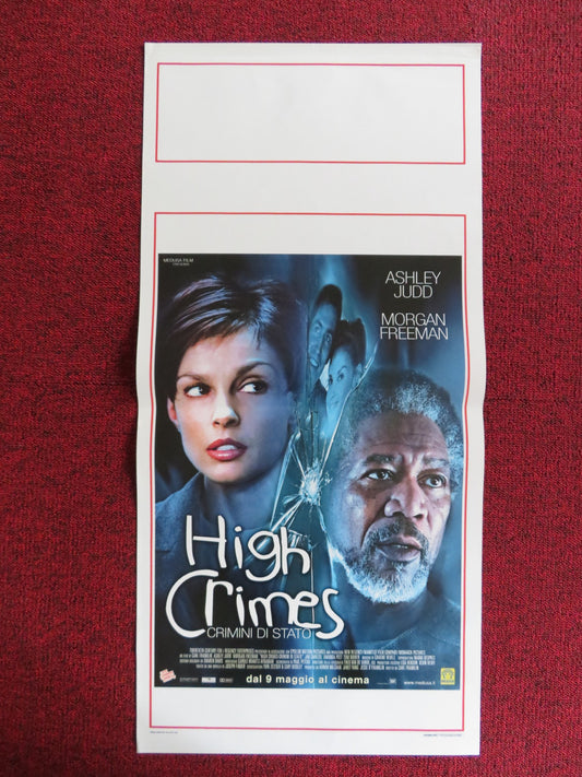 HIGH CRIMES ITALIAN LOCANDINA POSTER ASHLEY JUDD MORGAN FREEMAN 2003