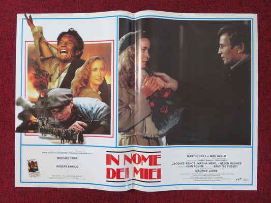 FOR THOSE I LOVED - F ITALIAN FOTOBUSTA POSTER MICHAEL YORK BRIGITTE FOSSEY 1983