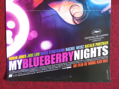 MY BLUBERRY NIGHTS FRENCH (15.5" x 21") POSTER JUDE LAW NORAH JONES 2007