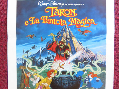 THE BLACK CAULDRON ITALIAN LOCANDINA POSTER DISNEY FREDDIE JONES 1985