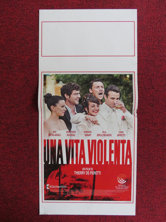 UNA VITA VIOLENTA ITALIAN LOCANDINA POSTER JEAN MICHELANGELI M. P. NOUVEAU 2017