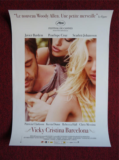 VICKY CRISTINA BARCELONA FRENCH (15.5" x 21") POSTER WOODY ALLEN JOHANSSON 2008