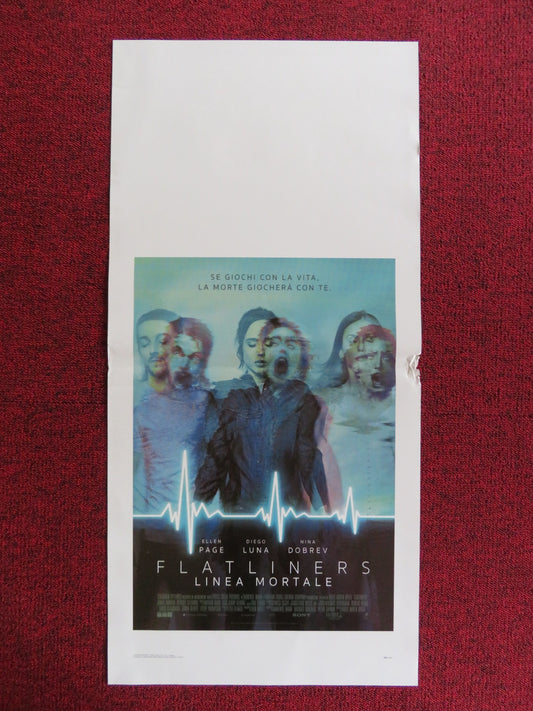 FLATLINERS ITALIAN LOCANDINA POSTER ELLIOT PAGE DIEGO LUNA 2017