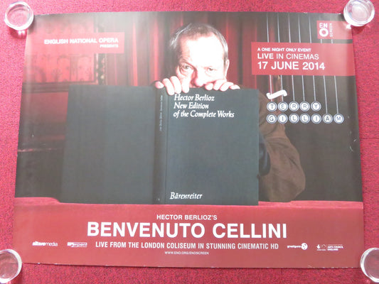 BENVENUTO CELLINI UK QUAD (30"x 40") ROLLED POSTER ENGLISH NATIONAL OPERA 2014