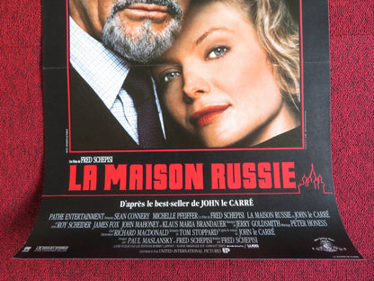 THE RUSSIA HOUSE FRENCH (15" x 20.5") POSTER SEAN CONNERY MICHELLE PFEIFFER 1990