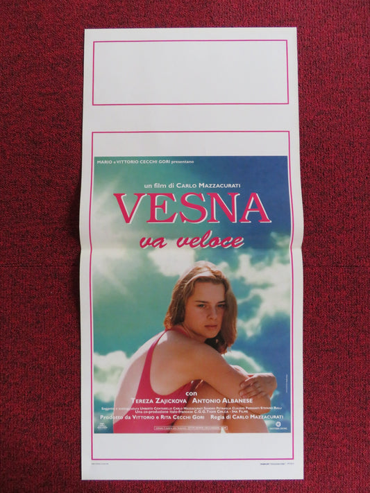 VESNA VA VELOCE ITALIAN LOCANDINA POSTER TEREZA ZAJICKOVA ANTONIO ALBANESE 1996