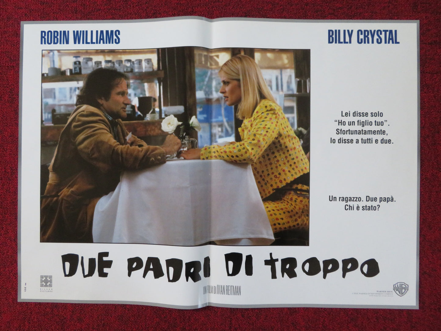 FATHER'S DAY - C ITALIAN FOTOBUSTA POSTER ROBIN WILLIAMS BILLY CRYSTAL 1997