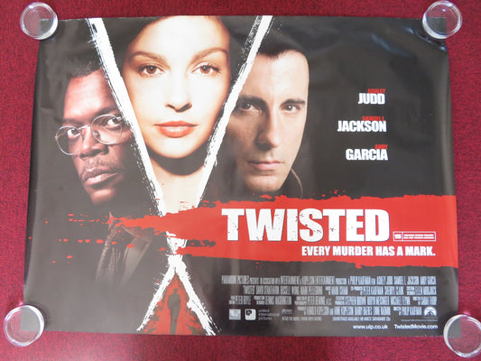 TWISTED UK QUAD (30"x 40") ROLLED POSTER ASHLEY JUDD SAMUEL L. JACKSON 2004