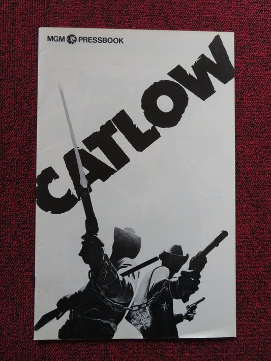 CATLOW US PRESSBOOK SUPPLEMENT- UNCUT YUL BRYNNER RICHARD CRENNA  1971