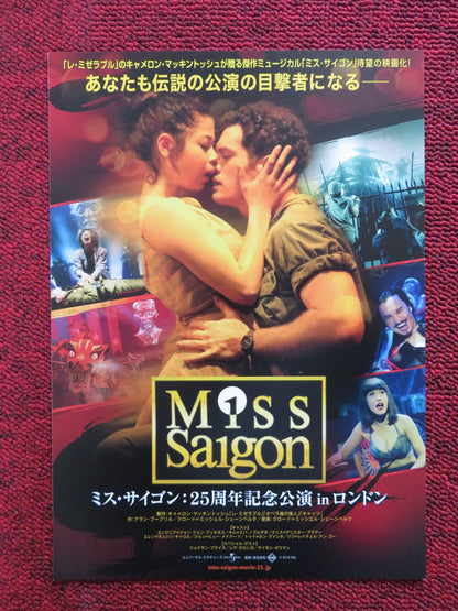 JMISS SAIGON :25th Anniversary JAPANESE CHIRASHI (B5) POSTER BRETT SULLIVAN 2016