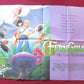 FERNGULLY: THE LAST RAINFOREST QUAD POSTER FOLDED TIM CURRY S.MATHIS 1992