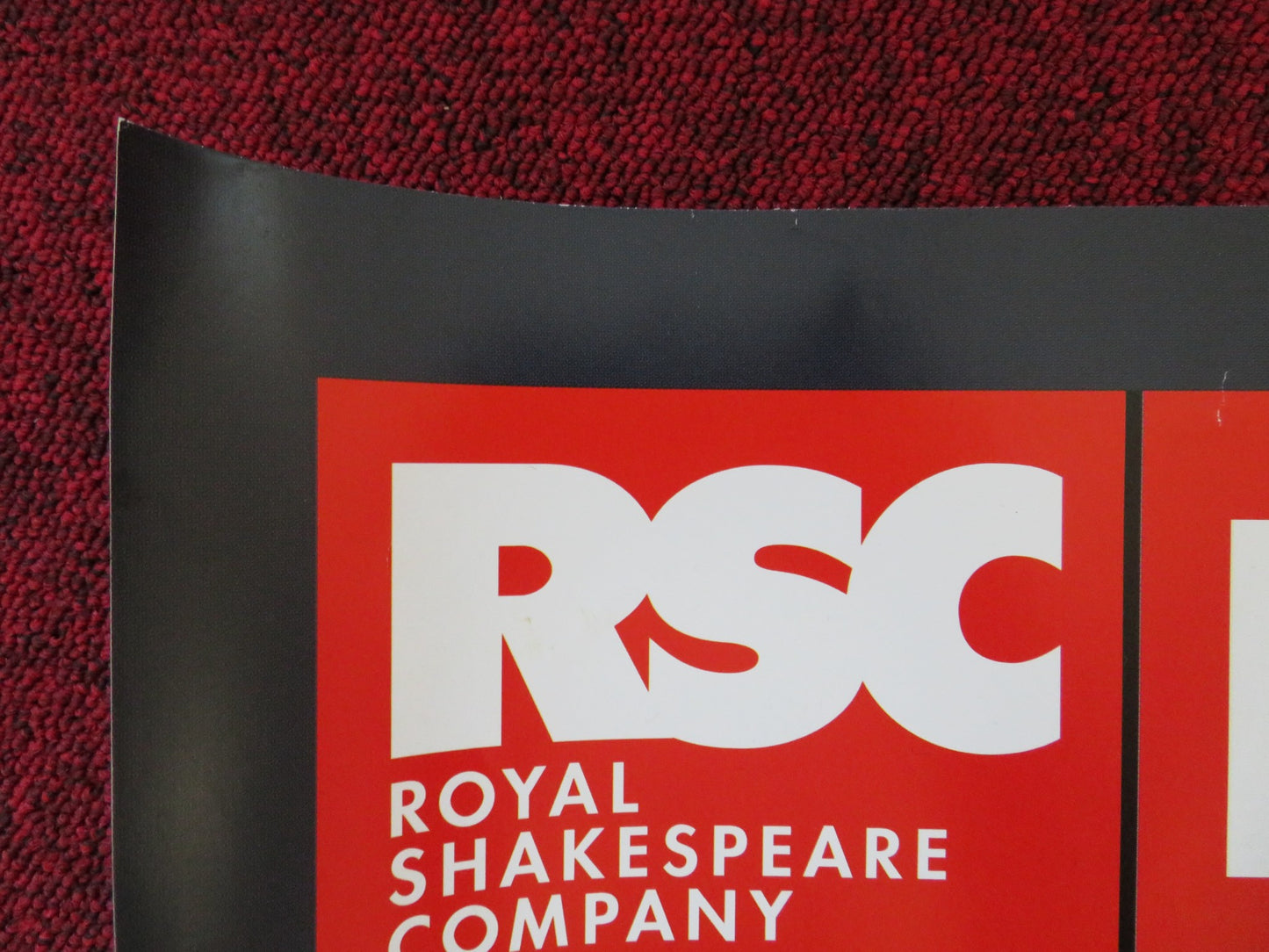 ROYAL SHAKESPEARE COMANY: KING LEAR UK QUAD (30"x 40") ROLLED POSTER 2016