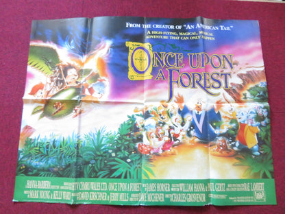 ONCE UPON A FOREST QUAD POSTER FOLDED MICHAEL CRAWFORD BEN VEREEN 1993