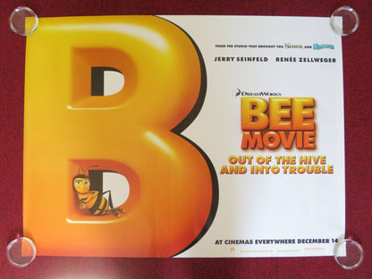 BEE MOVIE UK QUAD (30"x 40") ROLLED POSTER JERRY SEINFELD RENEE ZELLWEGER 2007